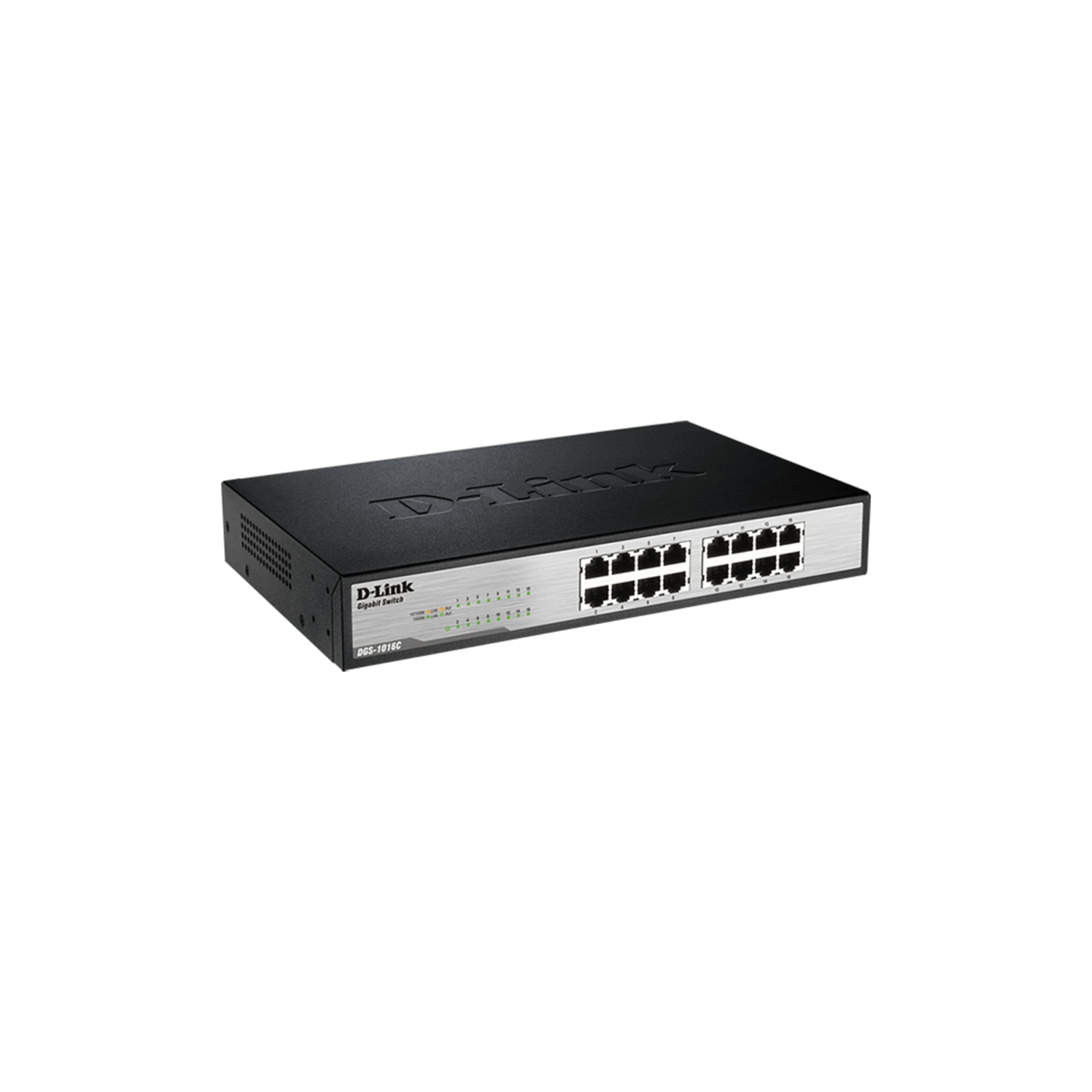 D-link DGS-1016C 16-Port 10/100/1000 Mbps Unmanaged Ethernet Switch D-link DGS-1016C 16-Port 10/100/1000 Mbps Unmanaged Ethernet Switch